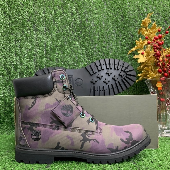 TIMBERLAND 6 INCH IRIDESCENT PREMIUM BOOT CAMO - Picture 10 of 11